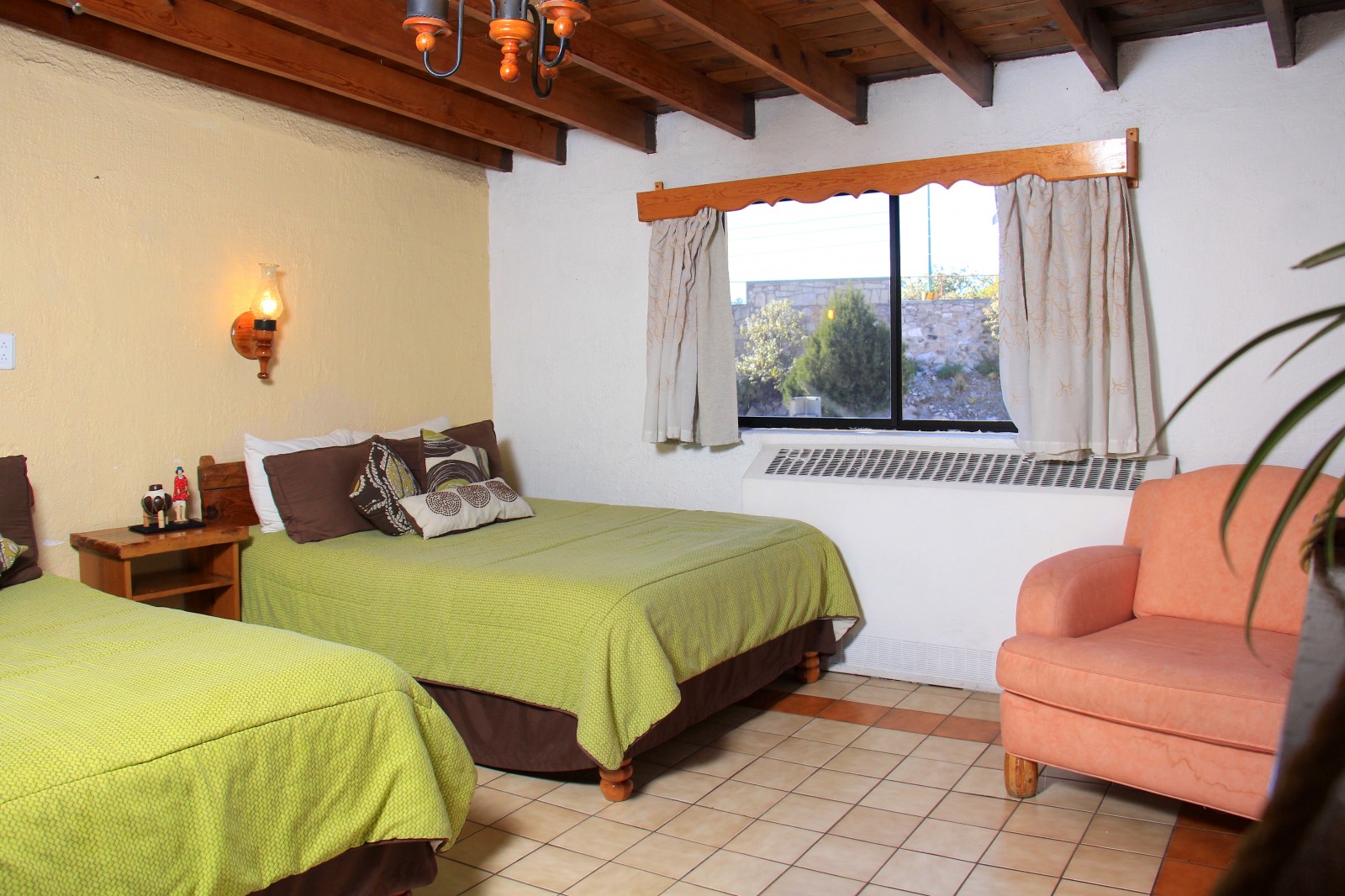 Garden view room